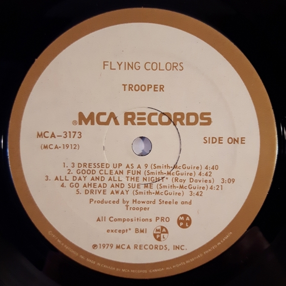 Trooper - Flying Colors - Vinyl LP Record - Picture 5 of 6